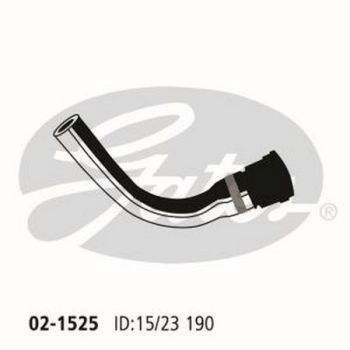 Gates 02-1525 Radiator Hose