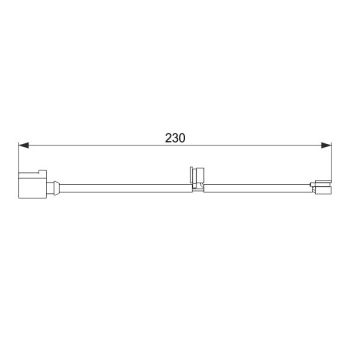 Bosch AP859 Brake Wear Sensor (1987474569)