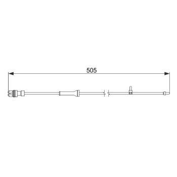 Bosch AP242 Brake Wear Sensor (1987474592)