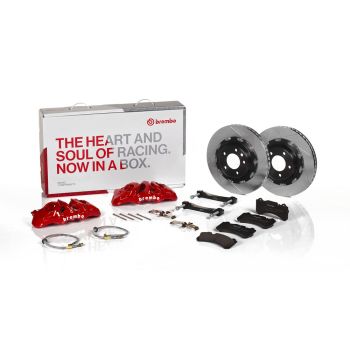 Brembo 1T2.9033A1 High Performance Brake Kit 380mm 2 Pce Rotor Black Caliper