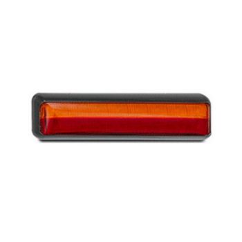 LED Autolamps 201BSTIM LED Stop/Tail/Indicator Lamp 12/24V Black Housing 40cm Wire