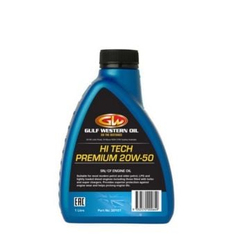 Gulf Western 30127 Hi Tech Premium SAE 20W-50 1L