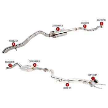 XForce Cat-back System Mild Steel