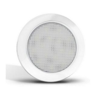 LED Autolamps 7515WB LED Interior Lamp 12V Cool White Illumination with White Housing 76mm X 9mm