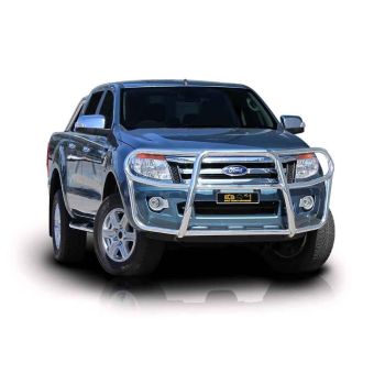 ECB Textura Black Roo Bar fits Ford Ranger PX 2WD Highrise 10/11-06/15 8F72SYM
