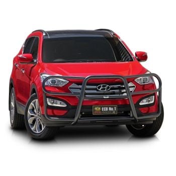 ECB Polished Roo Bar fits Hyundai Santa-Fe 09/12-03/18 8HU60SYP