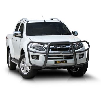 ECB Black Ripple Roo Bar fits Isuzu D-Max 2WD DC/4WD 06/12-01/17 8IZ64SYB