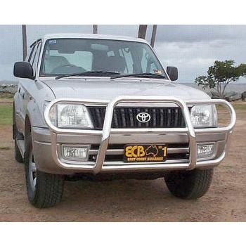 ECB Textura Black Roo Bar fits Toyota Prado 07/96-02/03 8T70SYM