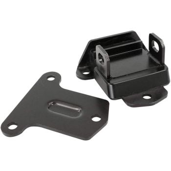 Aeroflow AF1200-1000 Chev SB/BB Engine Mount Locking Single Black