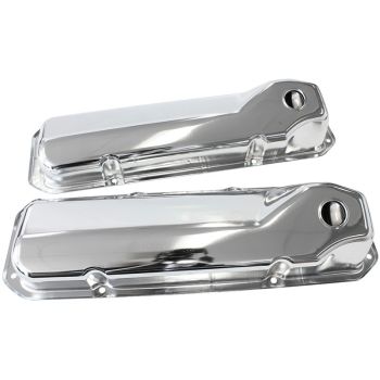 Aeroflow Chrome Steel Valve Covers