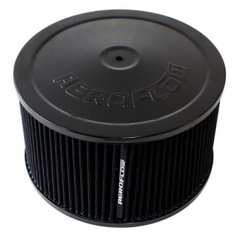 Aeroflow Black Air Filter Assembly 9in x 5in 5-1/8in Neck Black