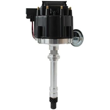 Aeroflow XPRO HEI Distributor with Coil in Cap Machined Body with Black Cap 