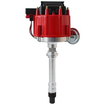 Aeroflow XPRO HEI Distributor with Coil in Cap Machined Body with Red Cap 