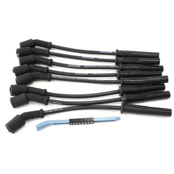 Aeroflow Xpro Black 8.5mm Spark Plug Wire Sets Fits GM LS2/LS3 engines 12in length