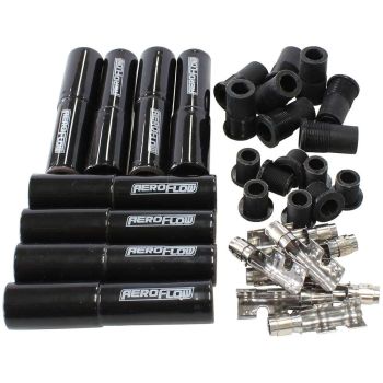 Aeroflow AF4038-3301C-8 Ceramic Straight Boots & Terminals 8 Pack