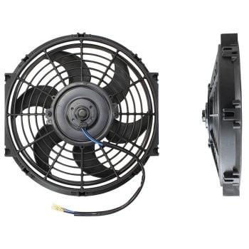 Aeroflow 10in Electric Thermo Fan Curved Blades 11-13/64in 285mm Mount Dia
