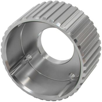 Aeroflow Gilmer Drive Crankshaft Pulley Silver 