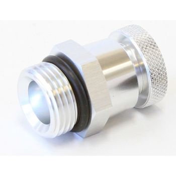 Aeroflow Universal Drain Valve -10AN Silver