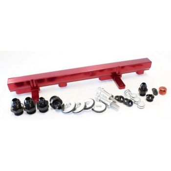 Aeroflow Billet EFI Fuel Rails Red 