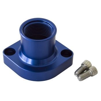 Aeroflow Billet Thermostat Housing Blue 