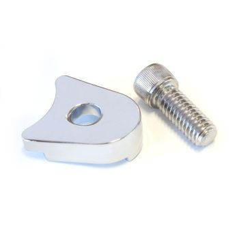 Aeroflow Billet Distributor Hold Down Clamp Chrome 