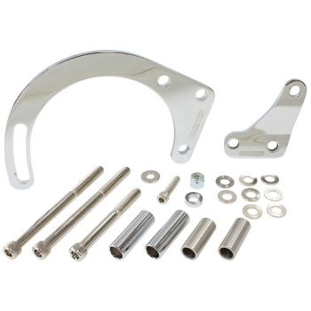 Aeroflow Low Mount Alternator Bracket Chrome 