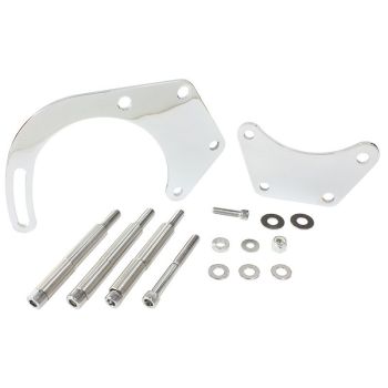 Aeroflow Low Mount Alternator Bracket Chrome 