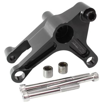 Aeroflow LS Series Billet Alternator Bracket Black 