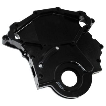 Aeroflow Billet Timing Cover Black 