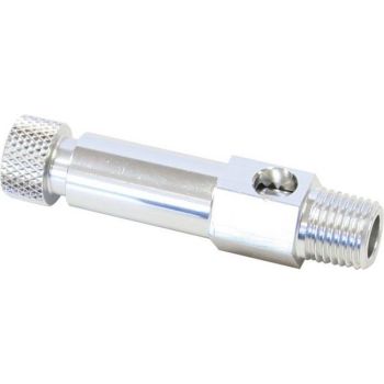 Aeroflow Injector Hat Adjustable Air Bleed Silver Finish