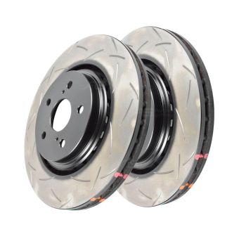 DBA DBA43450S 4000 T3 Slotted Brake Disc Rotor Pair