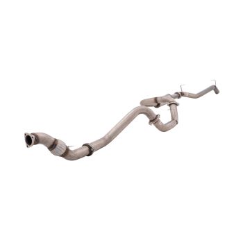 XForce 3 Inch Turbo Back System Without Cat Converter Raw Finish 409 Stainless Steel