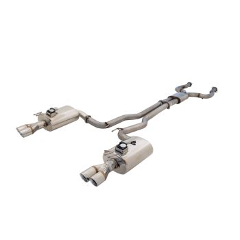 XForce Twin 3 Inch Piping and Varex Rear Mufflers Cat back System 409 Stainless