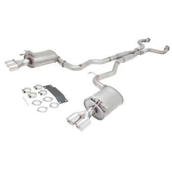 XForce Raw 409 Stainless Steel Cat-Back System With Twin 3 Inch Piping