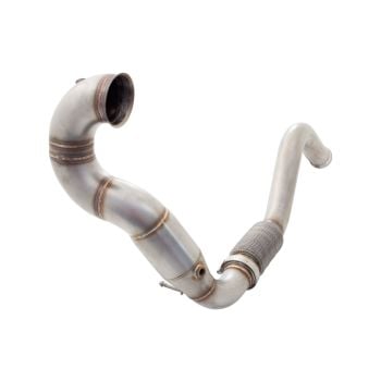 XForce 4 Inch Dump Pipe With 100 cell Metallic Cat Reducing to 3 Inch outlet