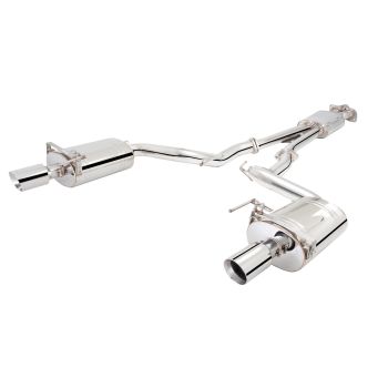 XForce Polished Stainless Steel Twin 2.5 Inch" Cat-Back System