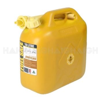 10L Plastic Jerry Can Fuel Safe