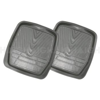 4WD Mud Mats Rear Pair - Grey Sunland
