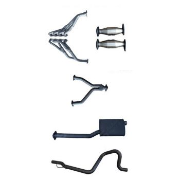 Manta Exhaust Falcon EA-AU V8 Sedan 2.5in Single with Extractors