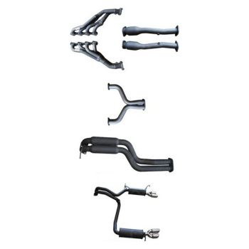 Manta Exhaust BF GT V8 4V Sedan 2.5in L & R with Extractors HotDog/Muffler