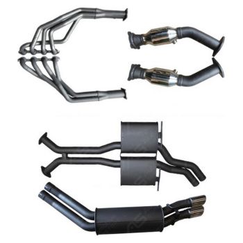 Manta Exhaust VY VZ HSV V8 SDN 2.5in Dual with Extractors Muffler/Muffler