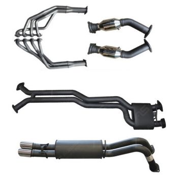 Manta Exhaust VY VZ V8 1 ton 2.5in Dual with Extractors Muffler/Muffler