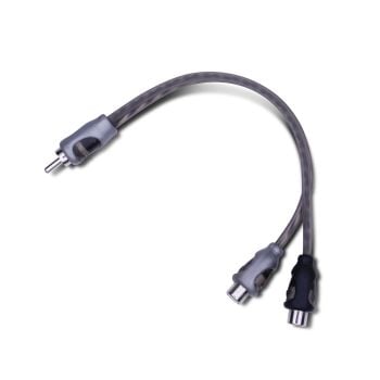 Rockford Fosgate RFIY-1M Twisted Pair Y-Adapter 1 Male To 2 Female