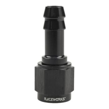 Raceworks Female AN-6 to Barb 3/8in RWF-411-06BK