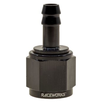 Raceworks Female AN-10 to Barb 3/8in RWF-411-10-06BK