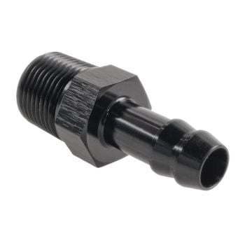 Raceworks Male NPT 3/8in to 3/8in (AN-6) Barb RWF-421-06-06BK