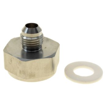 Raceworks AN-6 Stainless Nitrous Bottle Adapter suits Gen Ii New Style Bottles RWF-759-06SS