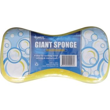 Giant Sponge Bubbles