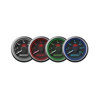 SAAS SG-TBD52B Boost Gauge Diesel 0-30 PSI 52mm Black Muscle Series