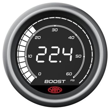 SAAS SG41214 Boost Gauge Diesel 0-60psi 52mm Digital Series